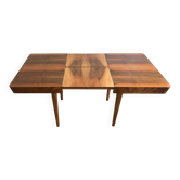 Table à manger extensible en noyer des années 1960