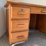 Office schoolmaster 1950 solid oak