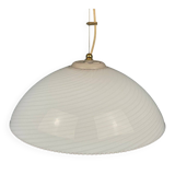 Vintage Swirling Glass Suspension from Murano, Italy, 1970s