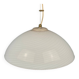 Vintage Swirling Glass Suspension from Murano, Italy, 1970s