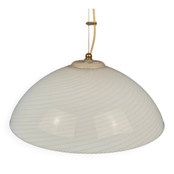 Vintage Swirling Glass Suspension from Murano, Italy, 1970s