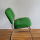 Vintage chair in wool and chromed metal