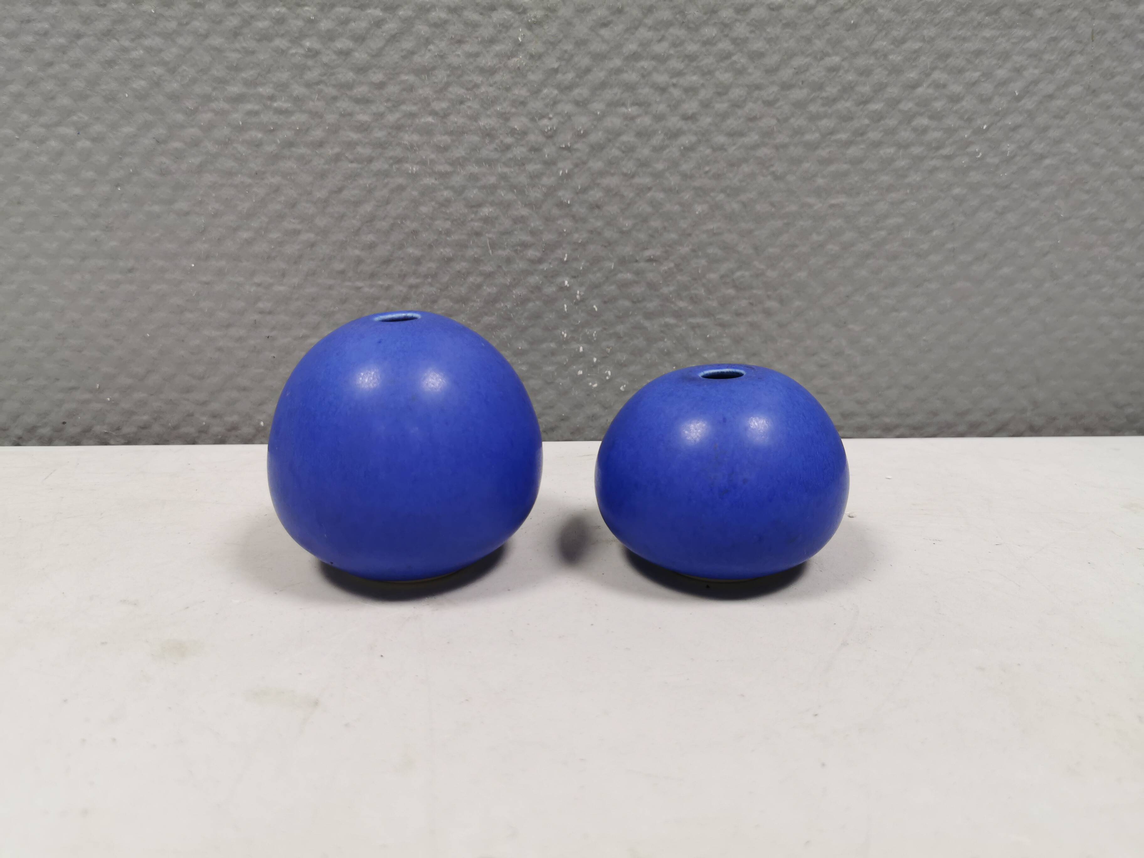 Two beautiful small vases by Preben Brandt Larsen (PBL) Denmark 1980s