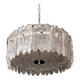 Carl Fagerlund Crystal Pendant Sculpted in Ice For Orrefors, Sweden 1960