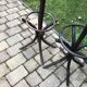 Paire de portants Thonet hongrois en bois marron, 1930s — élancés avec porte-parapluie