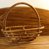 Rattan egg basket