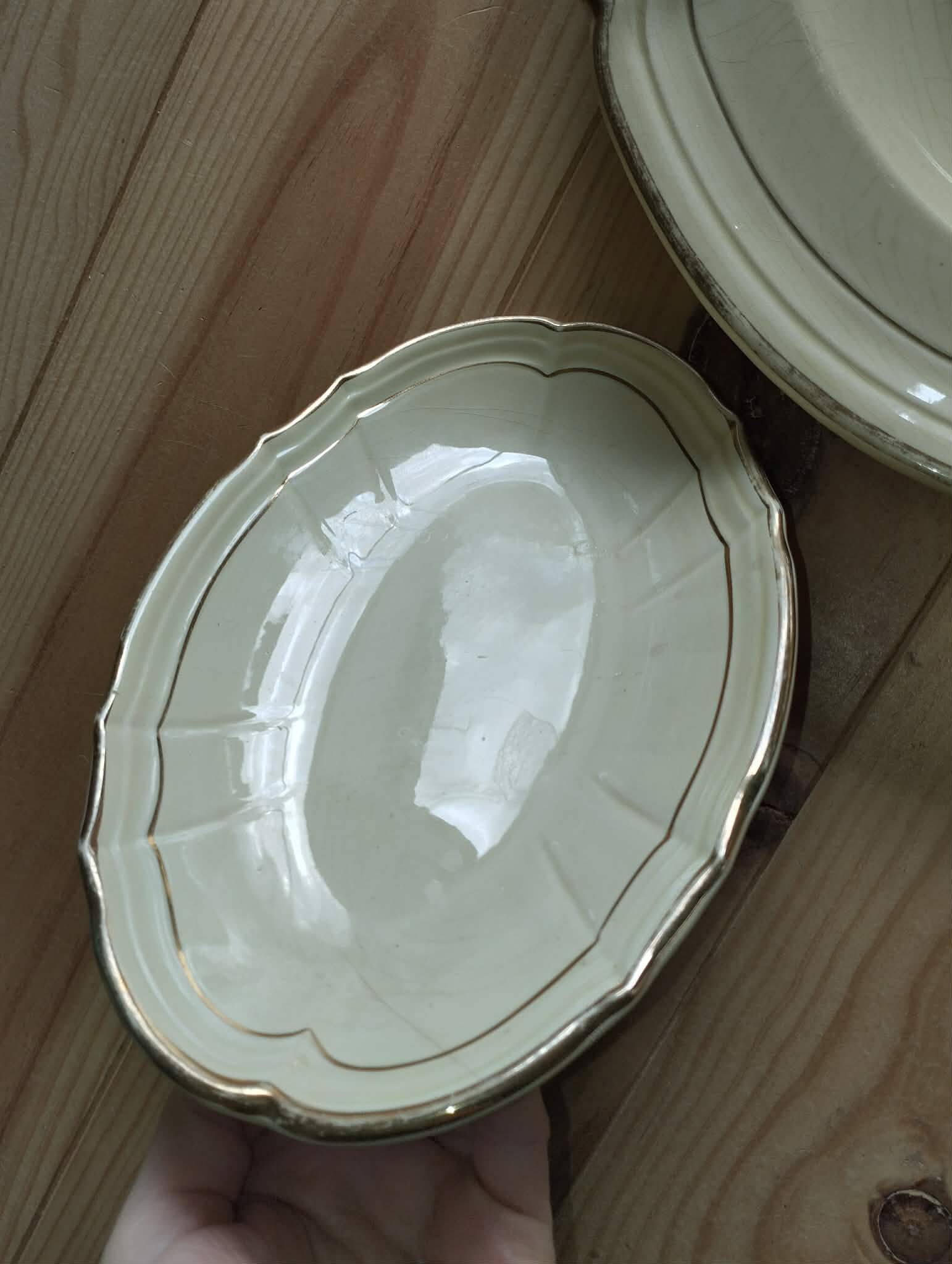 Antique gien table service – niderviller model – exceptional set