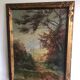 Oil on canvas 19th century landscape by Brunot