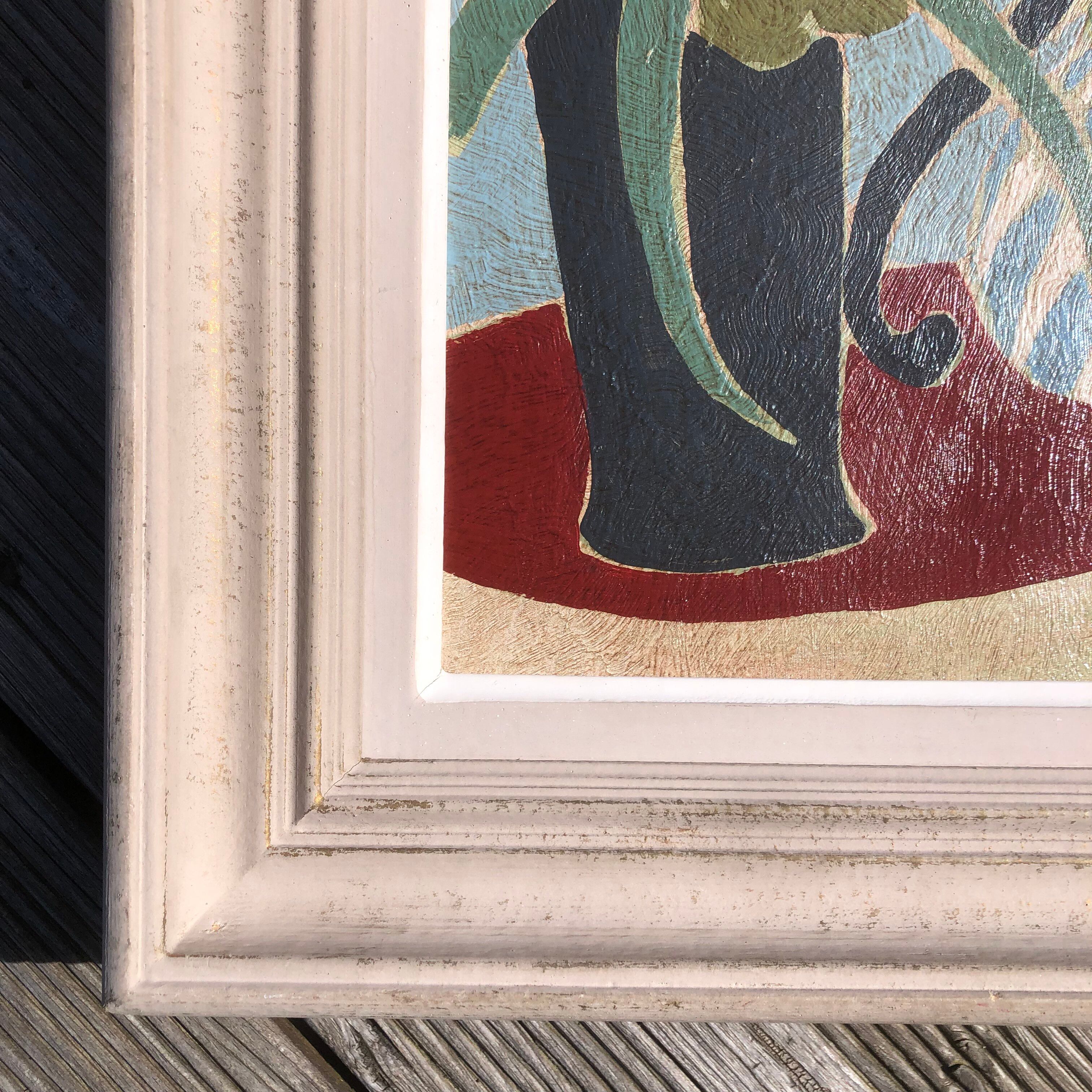 Framed painting