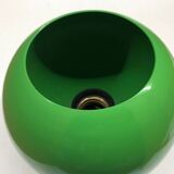 Eyeball Space Age green wall lamp in enameled sheet metal
