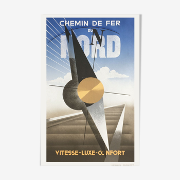 Affiche Chemins de Fer du Nord par Cassandre