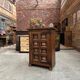 Brutalist furniture in elm