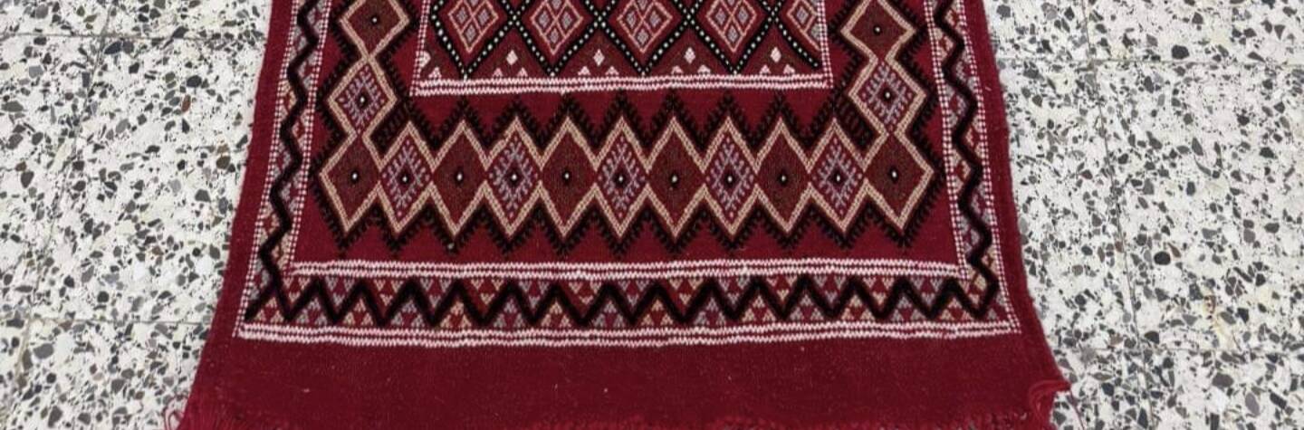 Handmade margoum carpet of superior quality