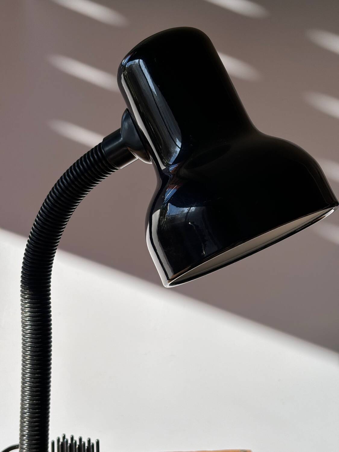 Vintage Desk Lamp with Organizer 1980