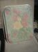 Vintage fiber serving tray, tulips 46x36