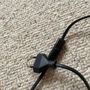 Clip lamp or wall lamp in aluminum and black plastic, 1980s