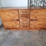 Art deco walnut sideboard