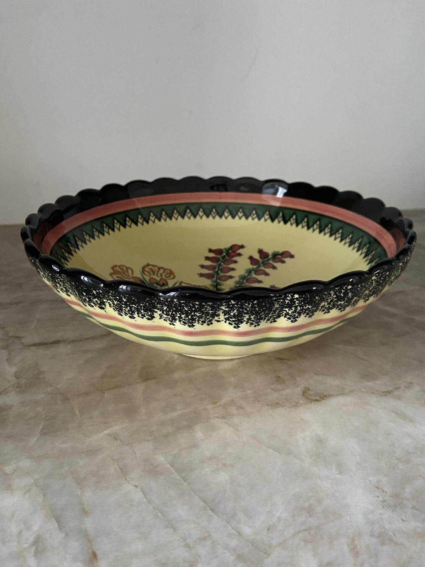 Henriot Quimper salad bowl