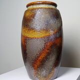 Large ceramic vase Lava West Germany vintage 70s