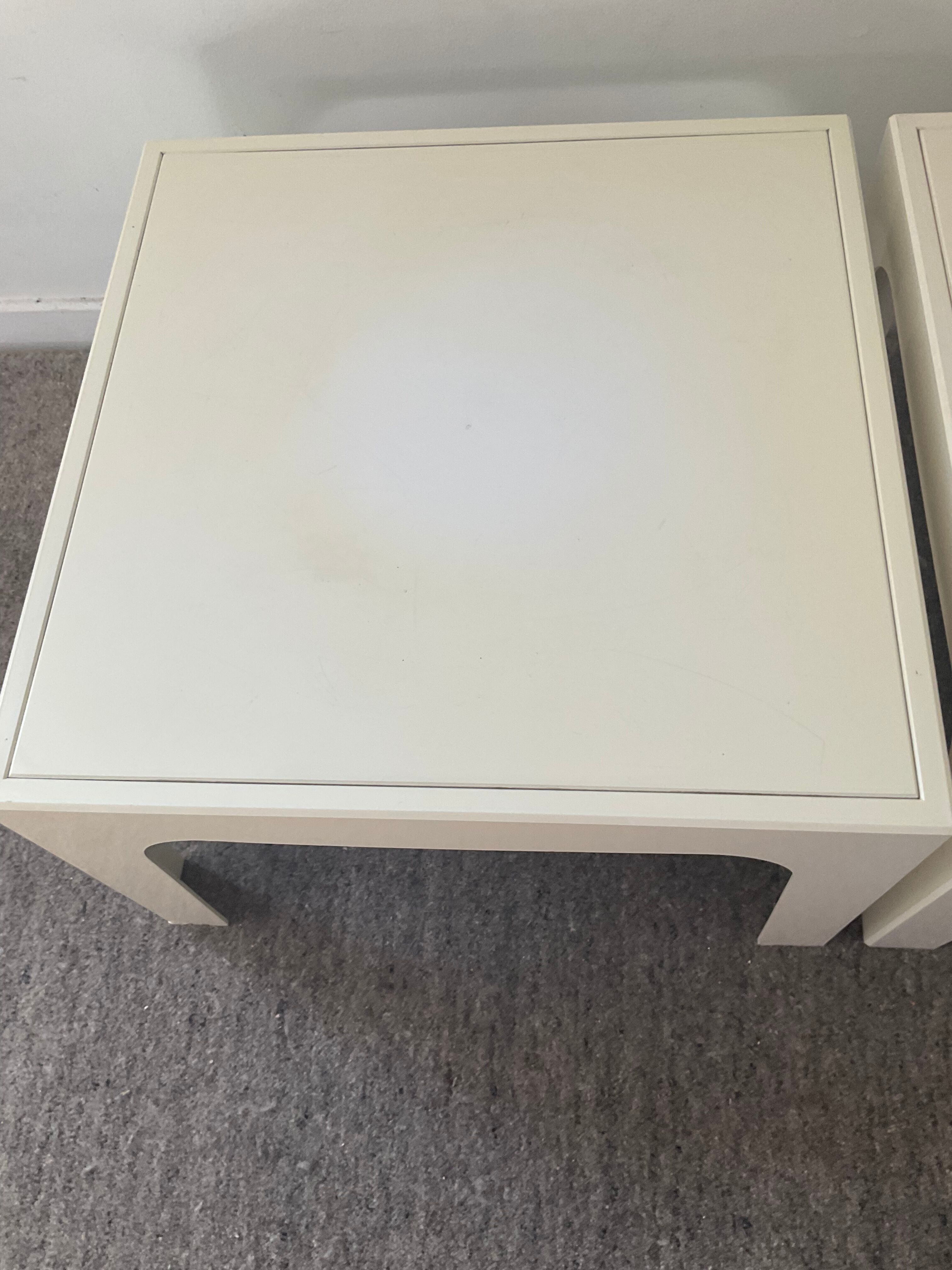 Pair of side tables from the 70s