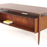 Hulmefa Pro-Pos executive desk - dutch mid century modern design in teak
