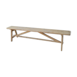 Bench in natural pine