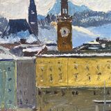 Landscape of Salzburg in 1953