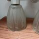 Pair of Art Deco porcelain wall sconces