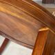 Impeccable 1950s round table in mahogany.