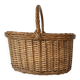 Woven wicker basket