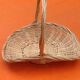 Butterfly basket centerpiece fruit / vegetable basket woven wicker