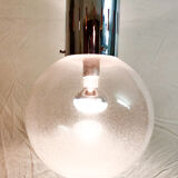 Globe 1970 blown glass bulb hanging