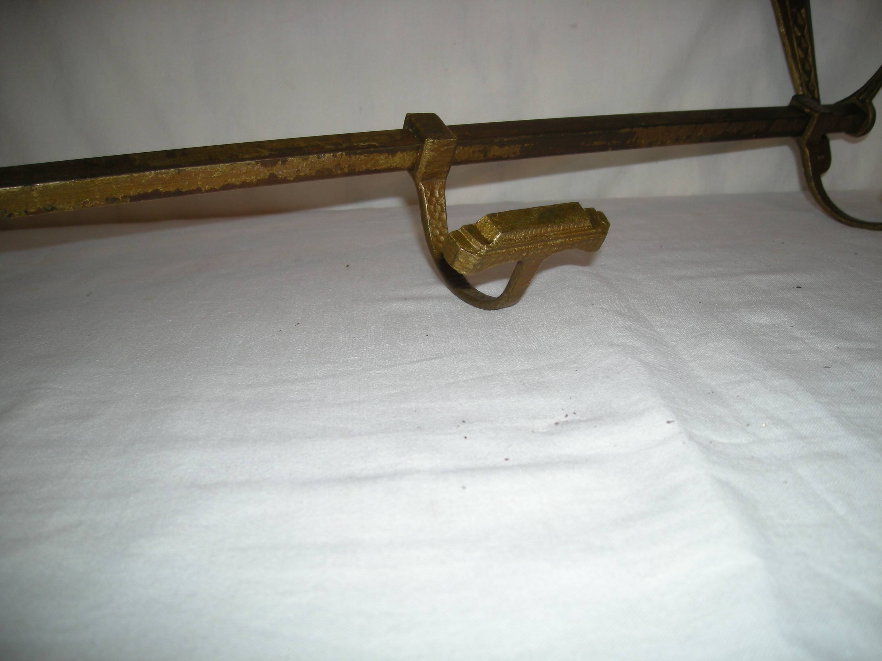 art deco wall coat rack from the 1930s