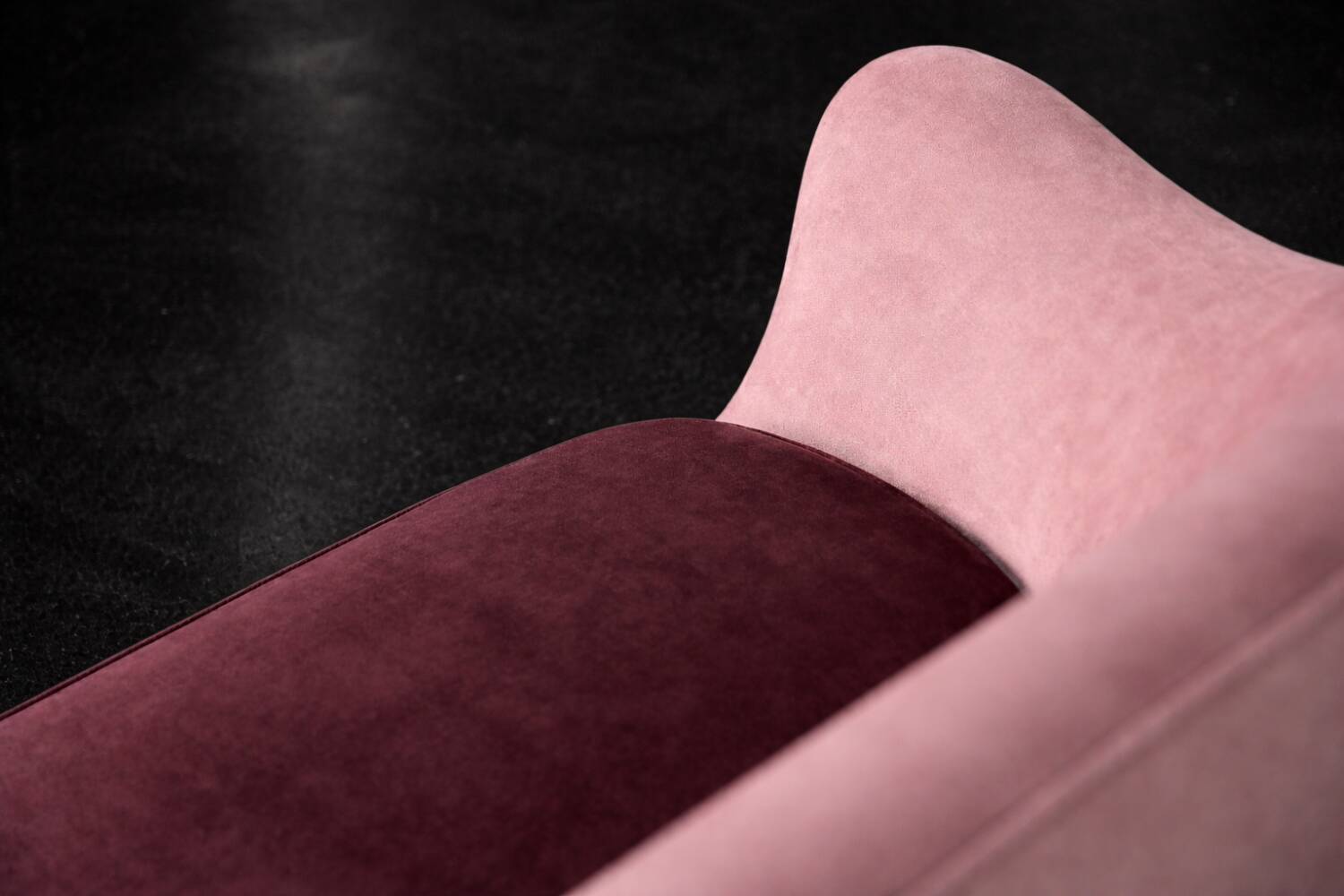 Vintage Mid-Century Space Age Velour Lounge Set from Paged, 1972, Set of 3