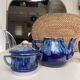 Old enameled coffee pot