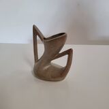 Vintage zoomorphic ceramic vase Vallauris 1970s