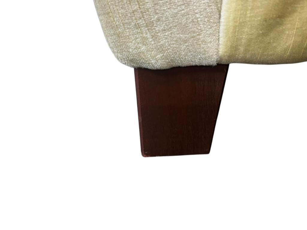 Set of 2 XL vintage single armchairs in space age style.