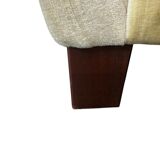 Set of 2 XL vintage single armchairs in space age style.