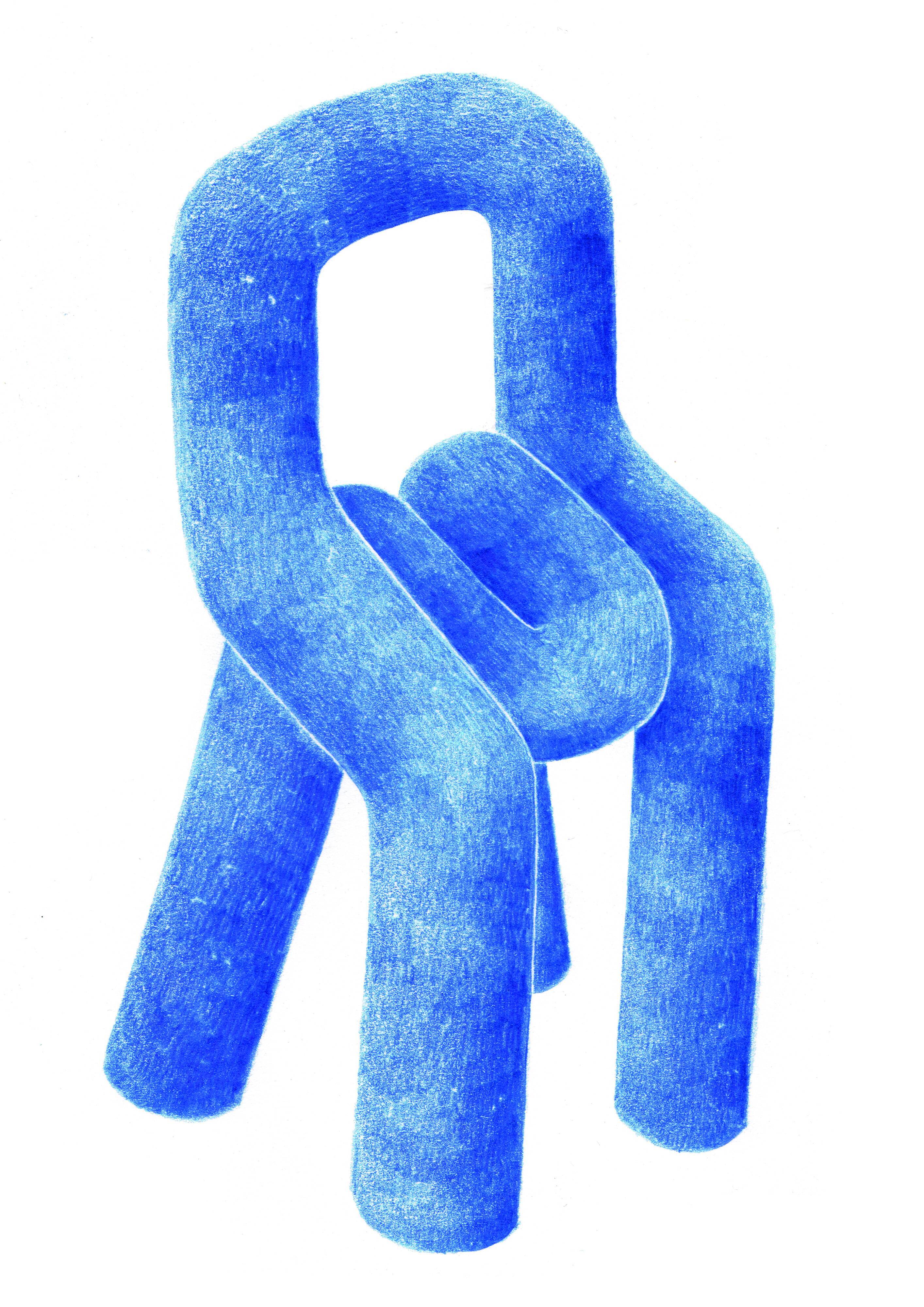 Illustration "bold chair"