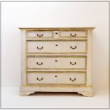Antique Italian chest of drawers with marble top