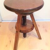 Wooden tripod stool / vintage 60s-70s