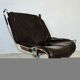 Vintage retro sigurd resell leather low back chrome falcon chair