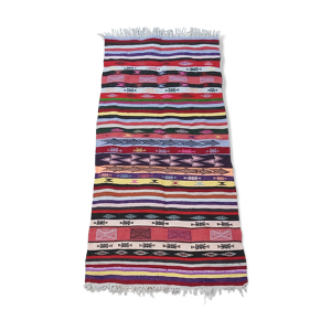 Tapis kilim couloir berbère - main
