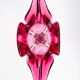 XXL Vase Josef Hospodka Chřibská Bohemian Crystal Rose 60s