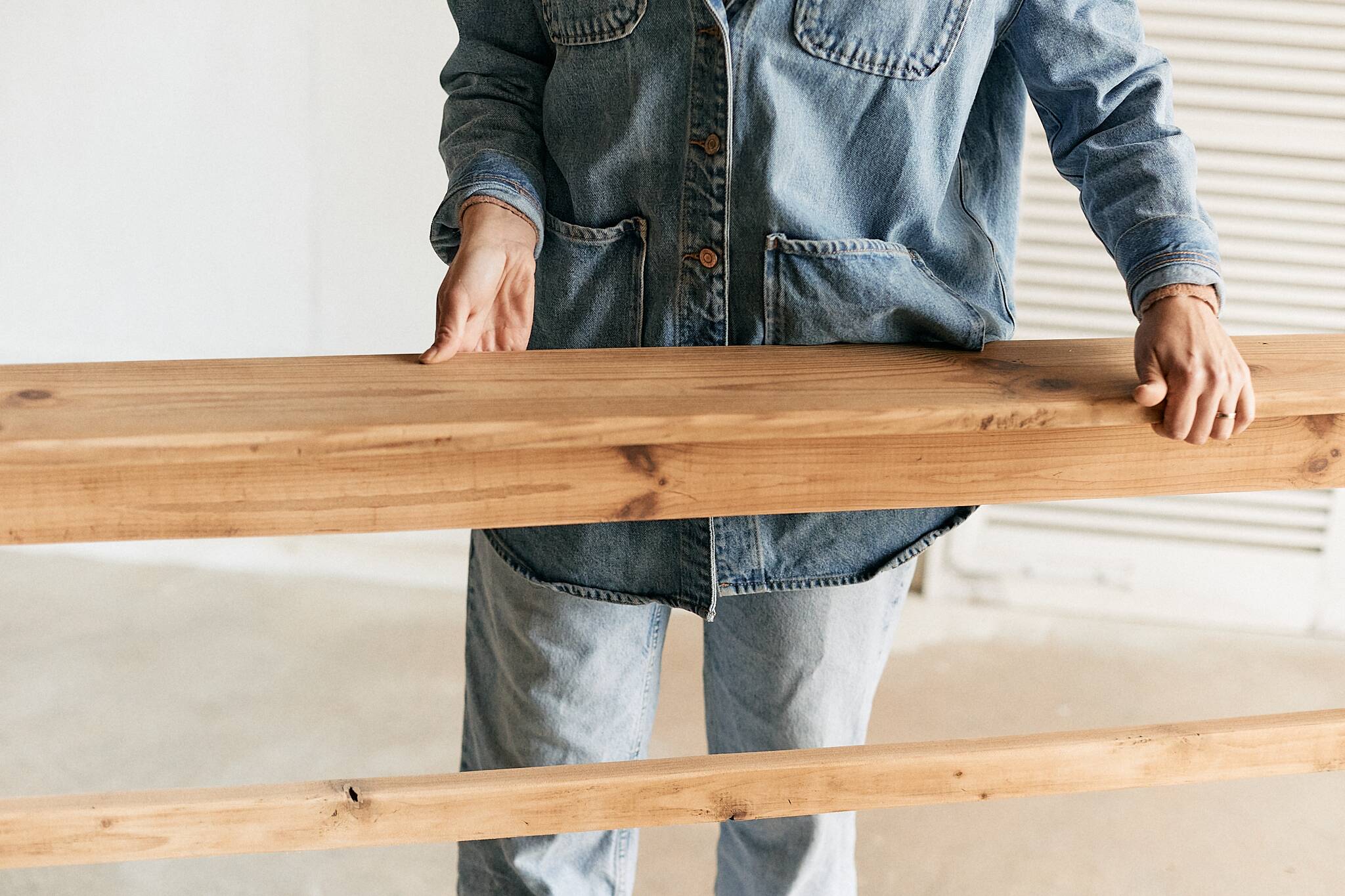Vintage wooden bench