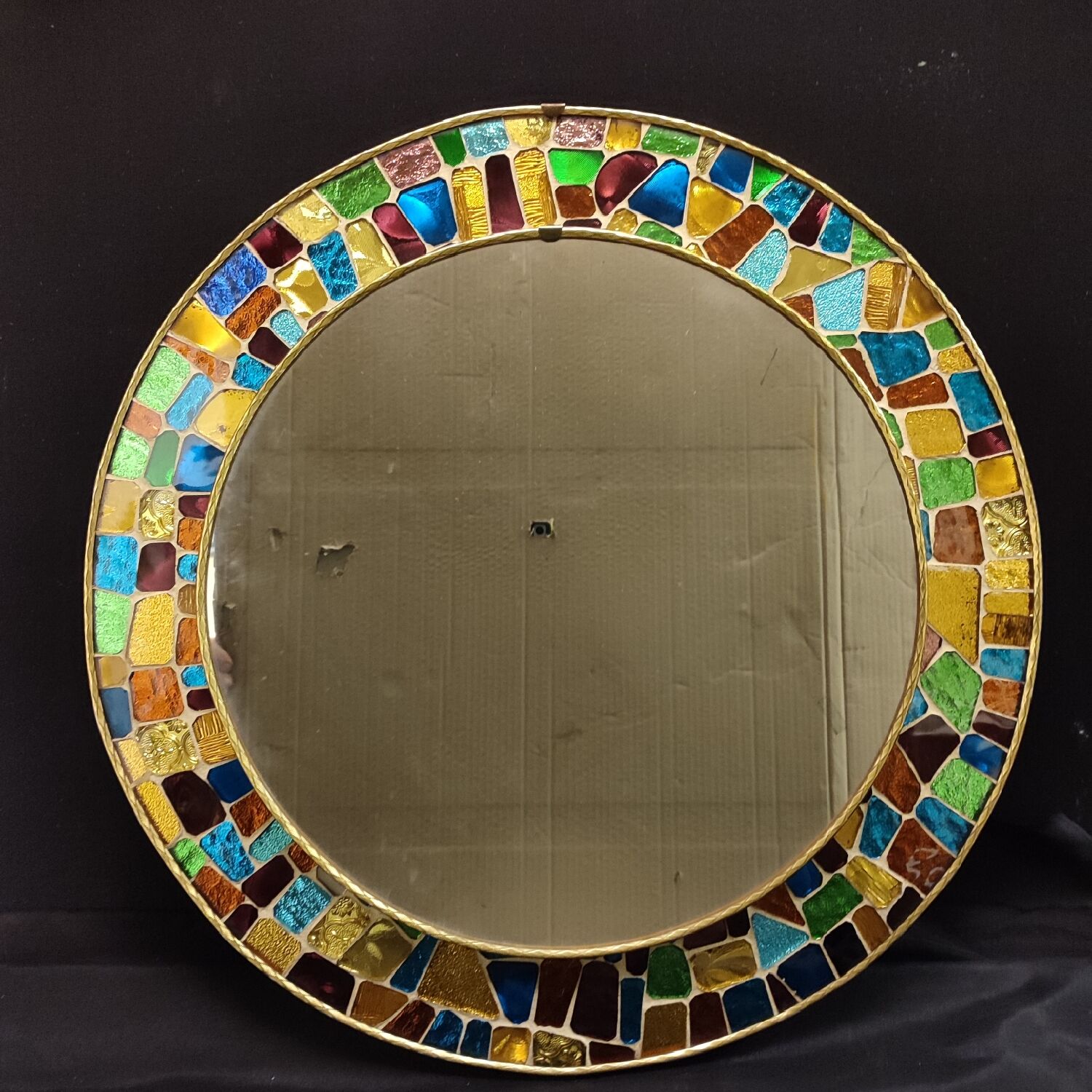 Glass mosaic mirror 1950