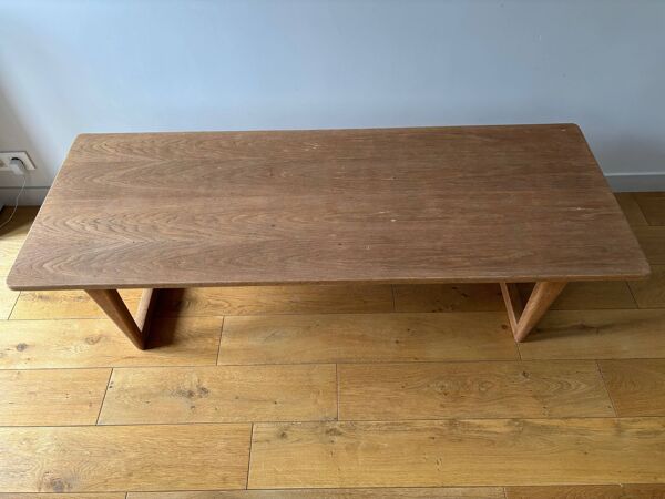 Table basse en chêne de Borge Mogensen - Danemark années 70