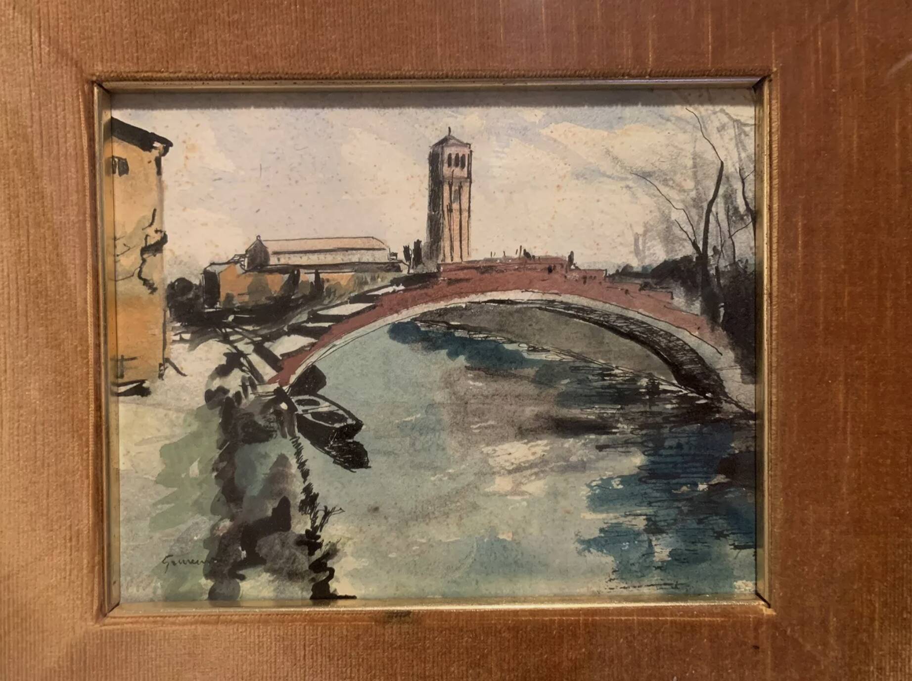 Jean Jacques GRUNENWALD (1911 - 1982) - Watercolor - Venice - Signed