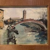 Jean Jacques GRUNENWALD (1911 - 1982) - Watercolor - Venice - Signed