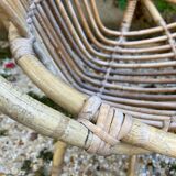 Rattan armchair for vintage children